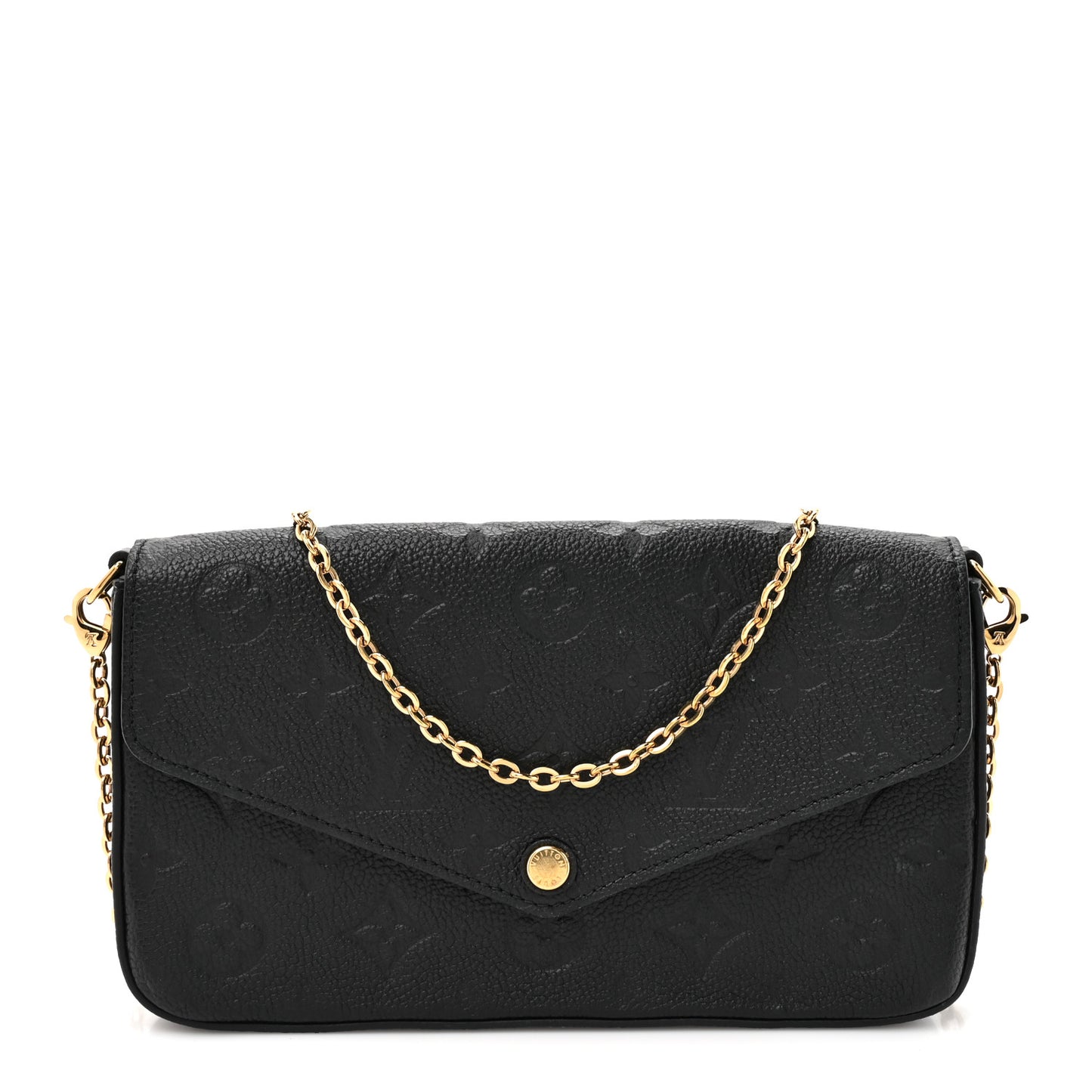 Empreinte Pochette Felicie Chain Wallet Black