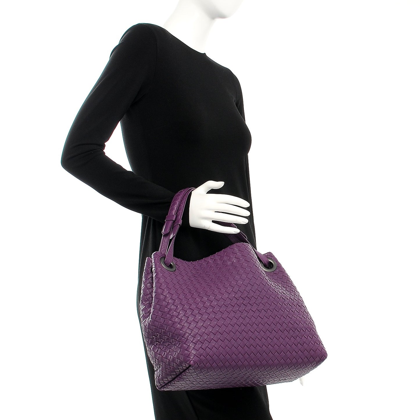 Nappa Intrecciato Medium Garda Bag Monalisa
