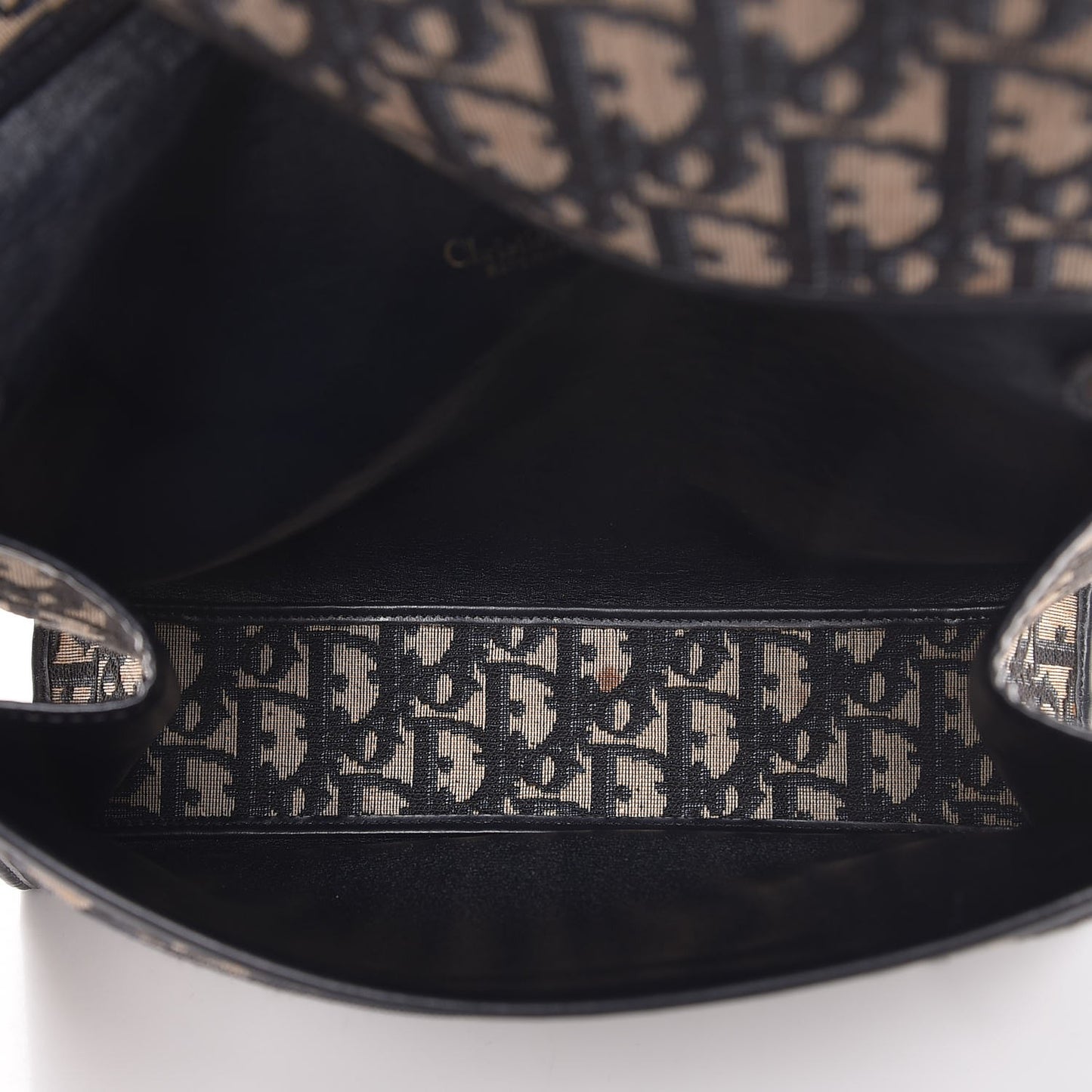 Monogram Shoulder Bag Navy Blue