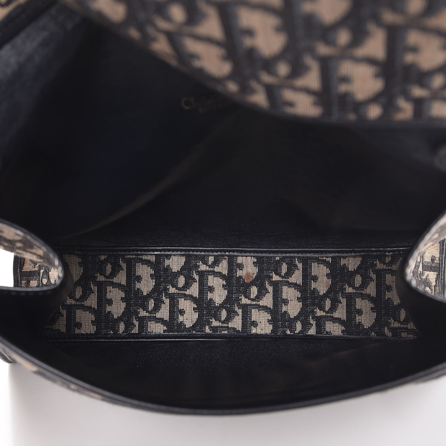 Christian Dior Monogram Shoulder Bag Navy Blue 5 of 8