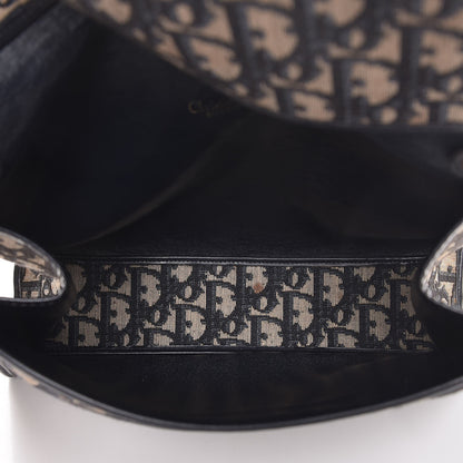 Christian Dior Monogram Shoulder Bag Navy Blue 5 of 8