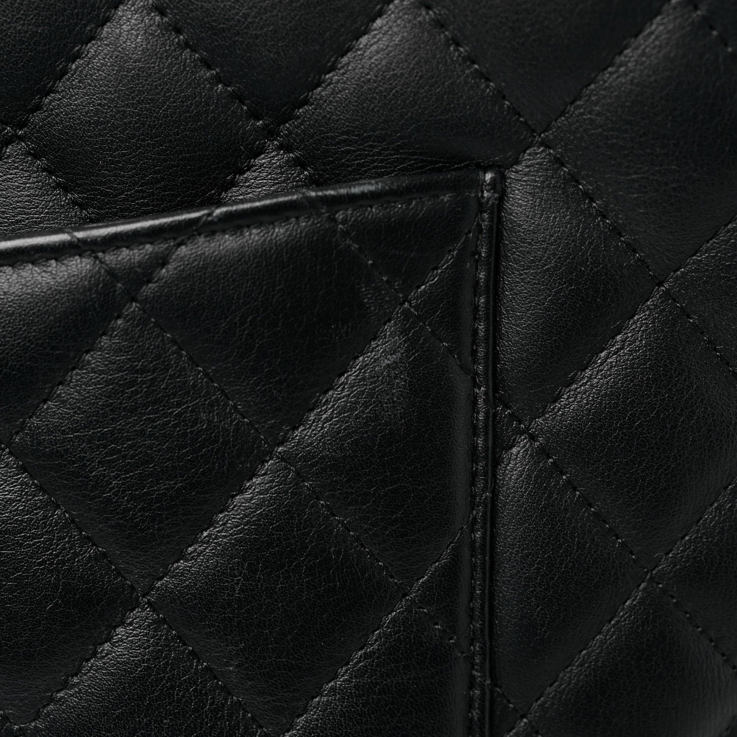 Chanel Calfskin Quilted Large Cambon Tote Black 15 of 16