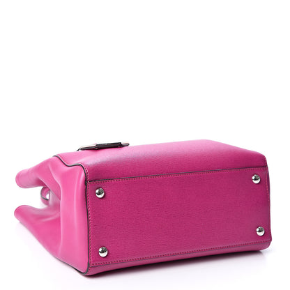 Fendi Vitello Elite Petite 2Jours Tote Magenta 3 of 10