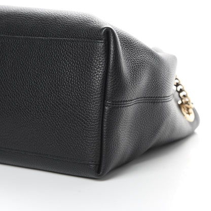 Gucci Pebbled Calfskin Medium Soho Chain Shoulder Bag Black 10 of 10
