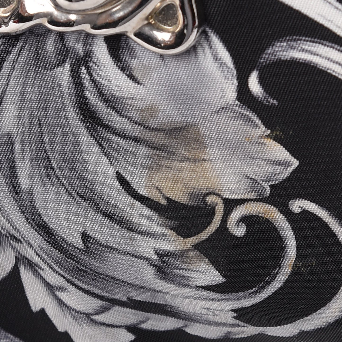 Nylon Palazzo Medusa Backpack Black White