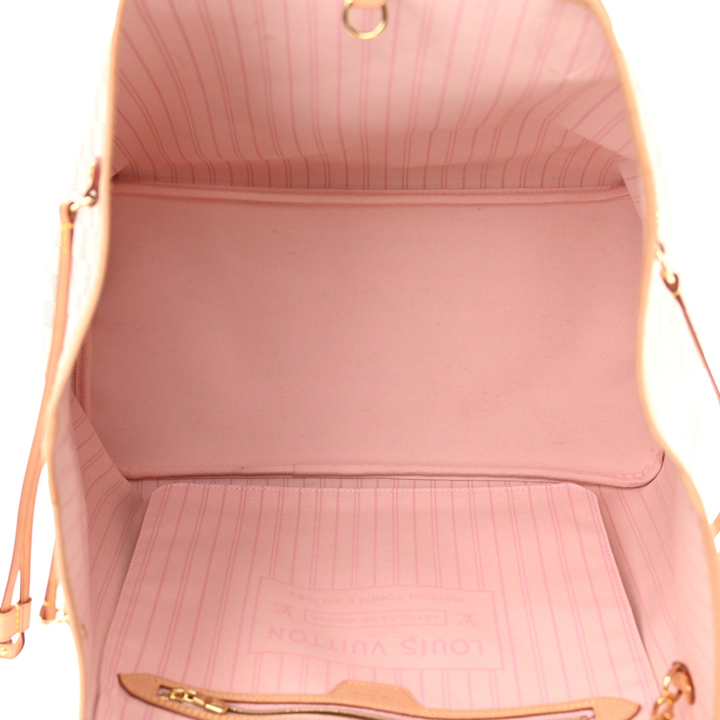 Damier Azur Neo Neverfull GM Rose Ballerine