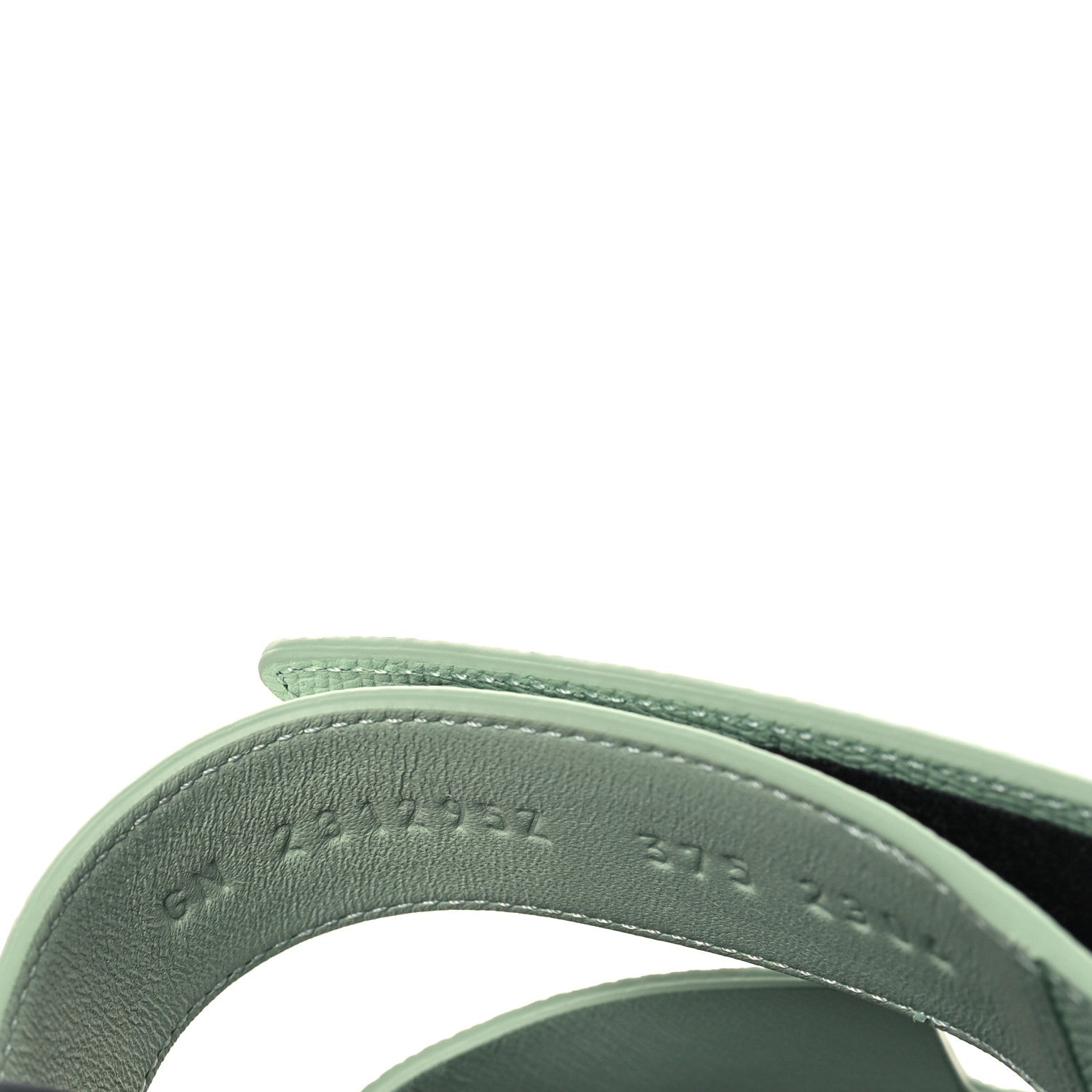 Hermes Epsom Womens Chypre Sandals 37.5 Vert Jade 8 of 9