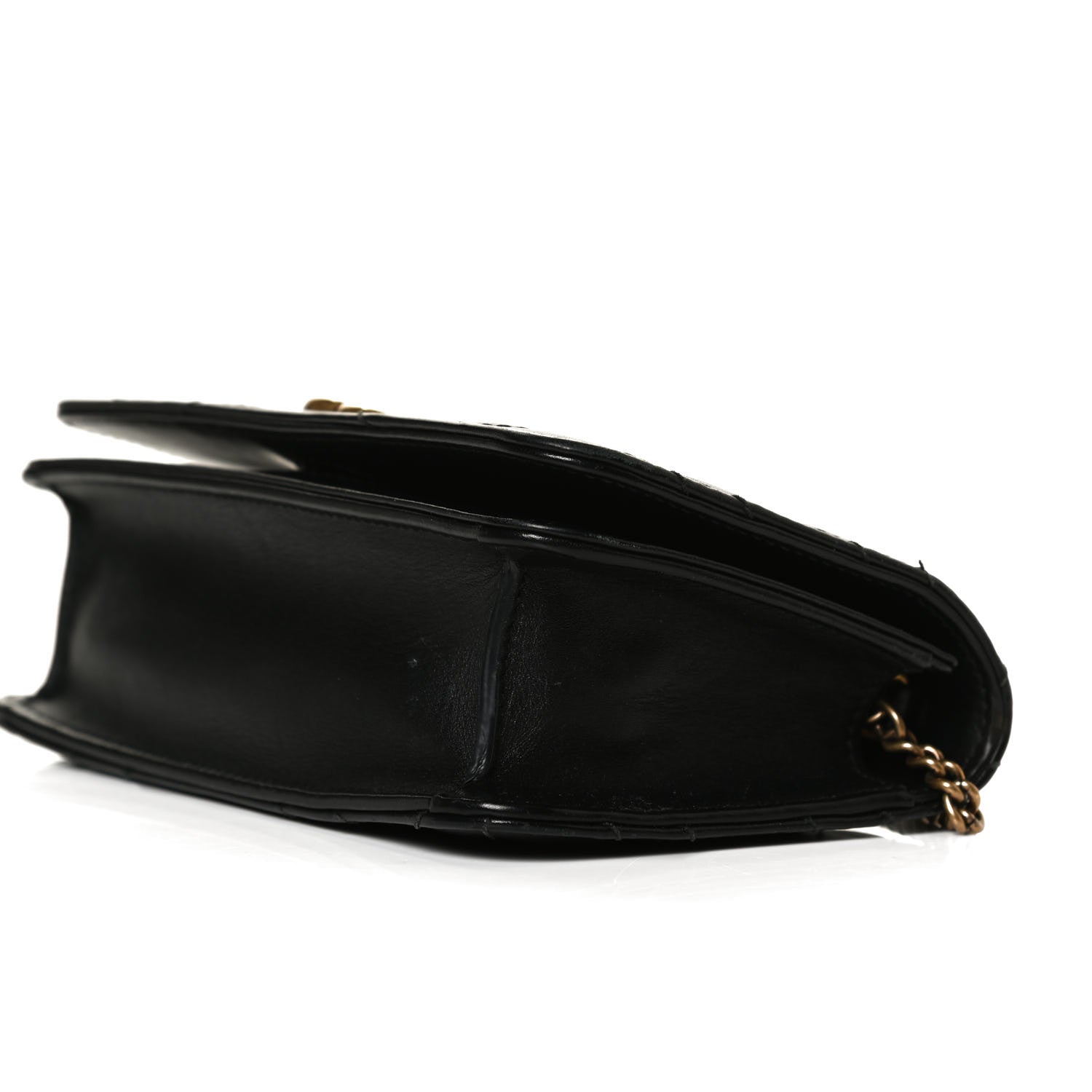 Gucci Calfskin Matelasse GG Marmont Mini Bag Black 9 of 12
