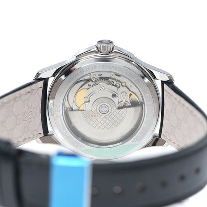Gucci Stainless Steel Calfskin 38mm G-Timeless Automatic Watch Blue 4 of 5