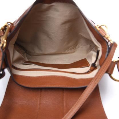 Chloe Grained Lambskin Medium Lexa Shoulder Bag Mustard Brown 5 of 11