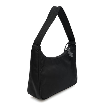 Prada Tessuto Nylon Mini Re-Edition 2000 Bag Black 3 of 9