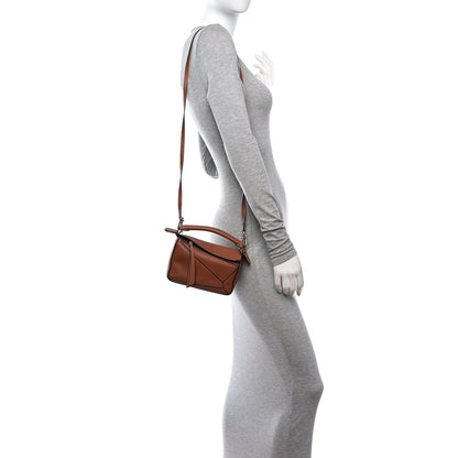 Loewe Calfskin Mini Puzzle Bag Tan 2 of 10