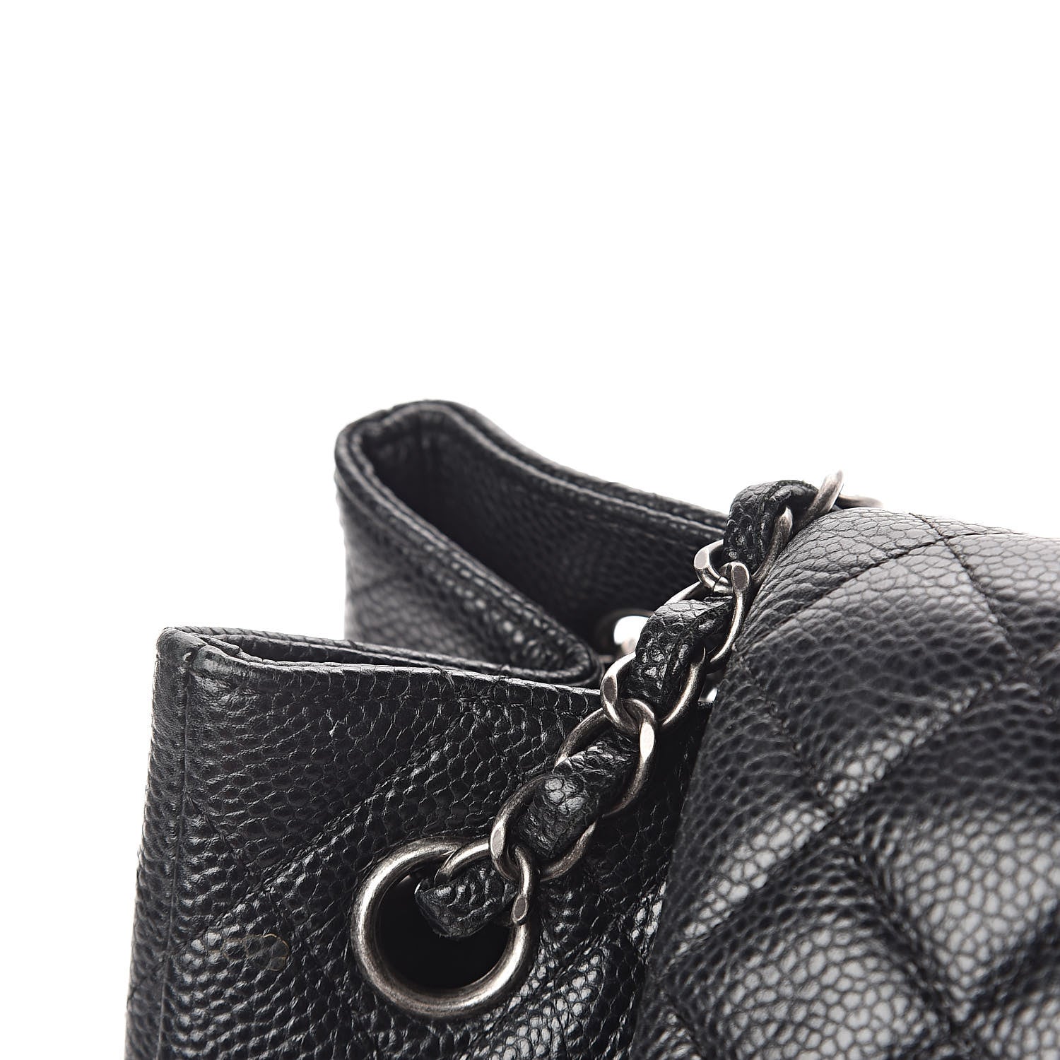 Chanel Caviar Quilted Flap Tote Black 9 of 14
