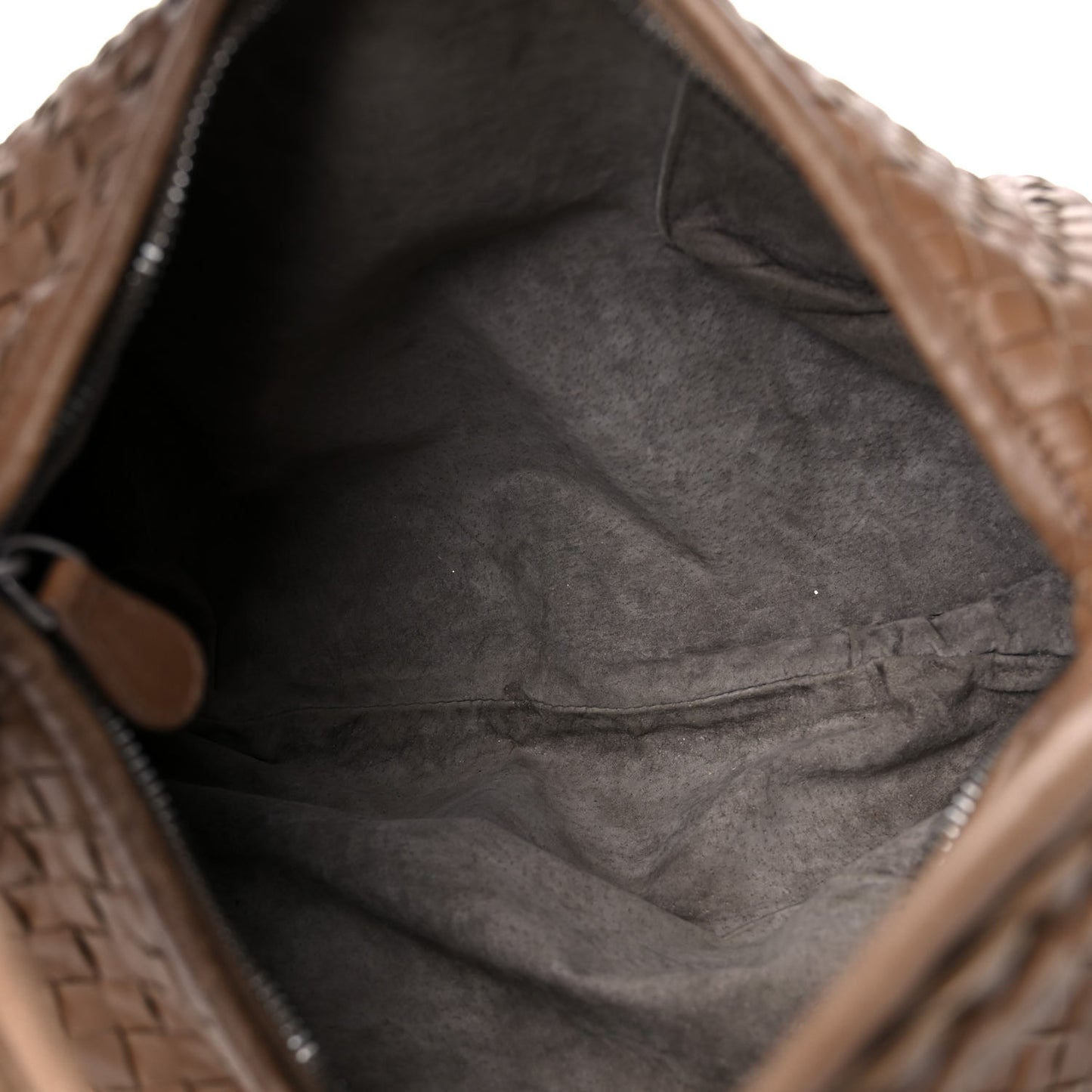 Nappa Intrecciato Small Belly Veneta Hobo Green