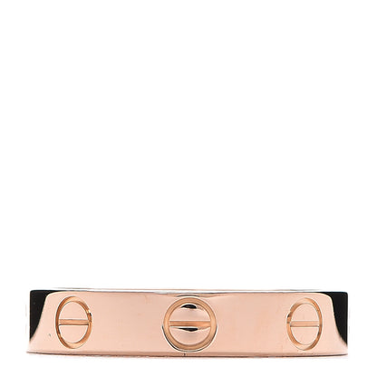 Cartier 18K Pink Gold 3.5mm LOVE Wedding Band Ring 50 5.25 1 of 3