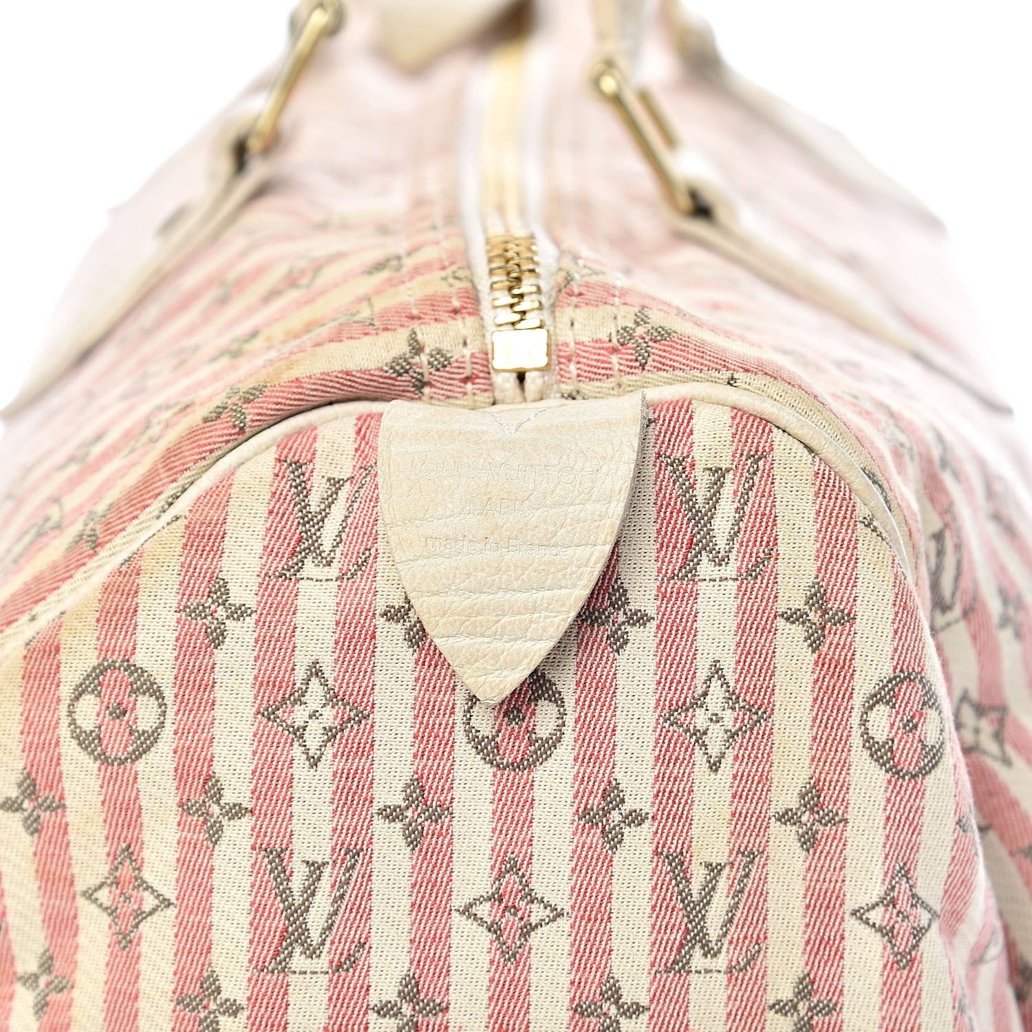 Louis Vuitton Mini Lin Croisette Speedy 30 Rouge 6 of 18