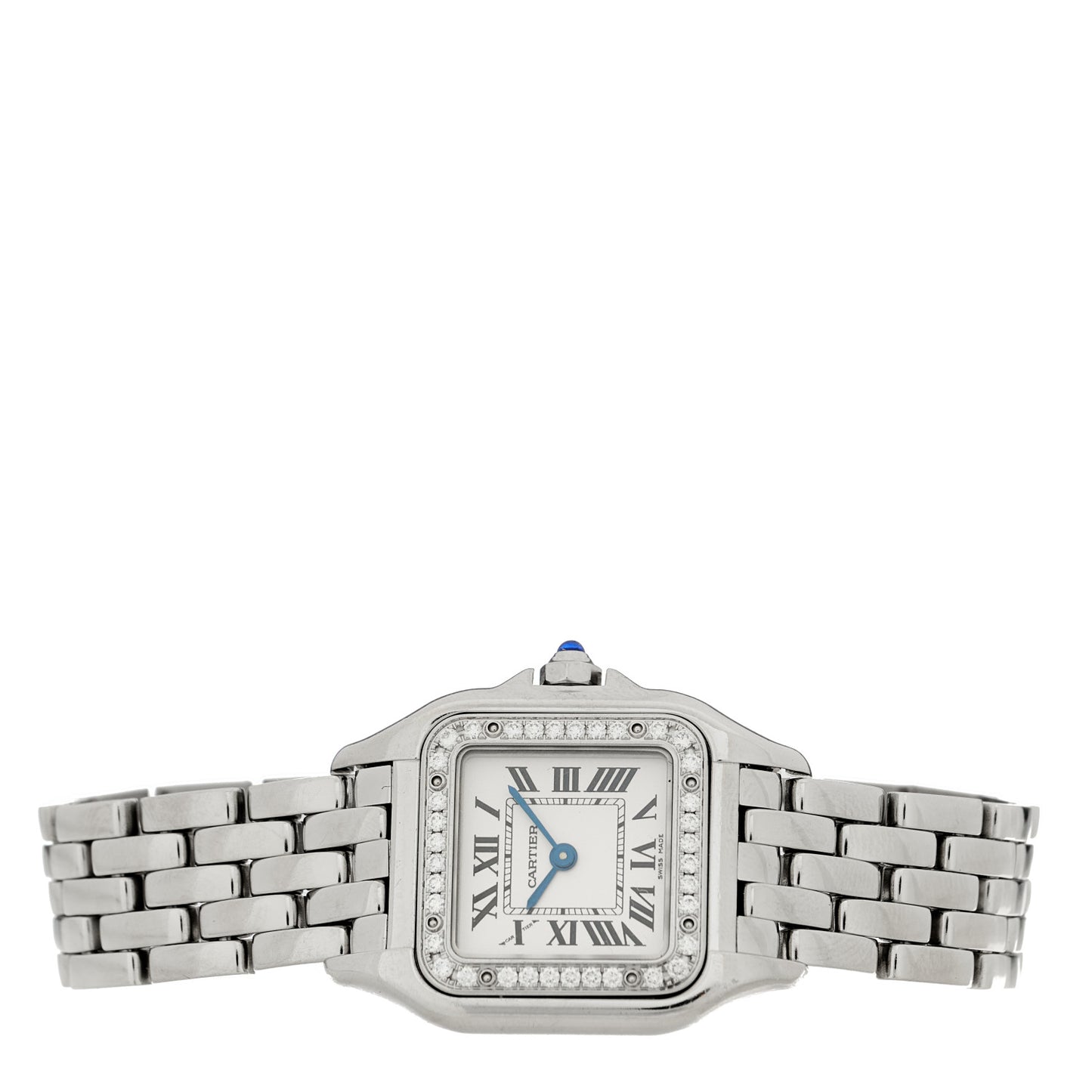 Stainless Steel Diamond 22mm Panthere Quartz Watch