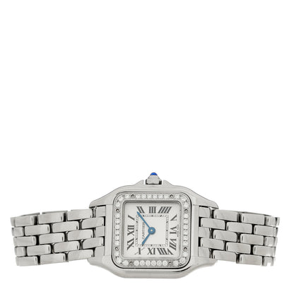 Cartier Stainless Steel Diamond 22mm Panthere Quartz Watch 2 of 4