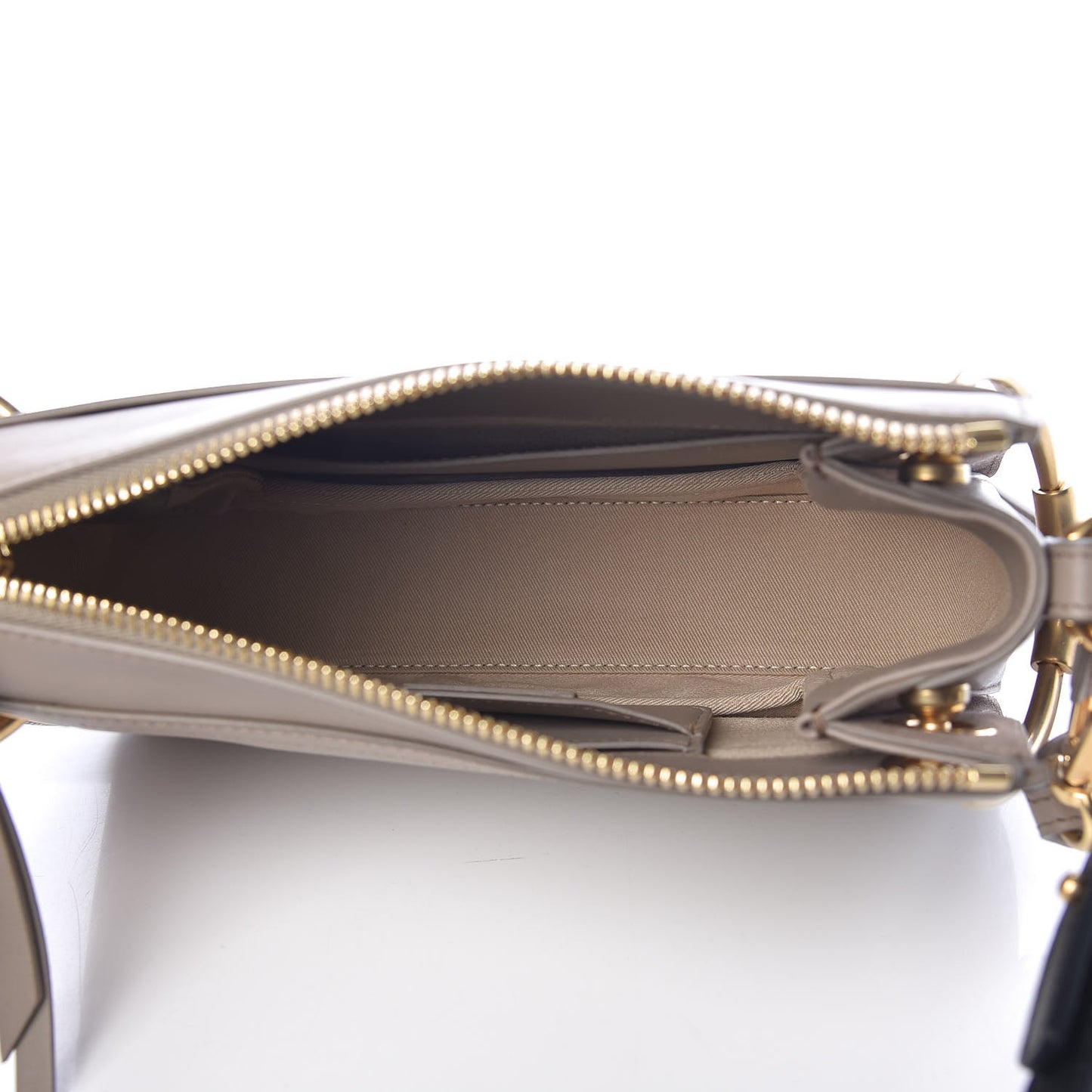 Calfskin Suede Small Roy Bag Motty Grey