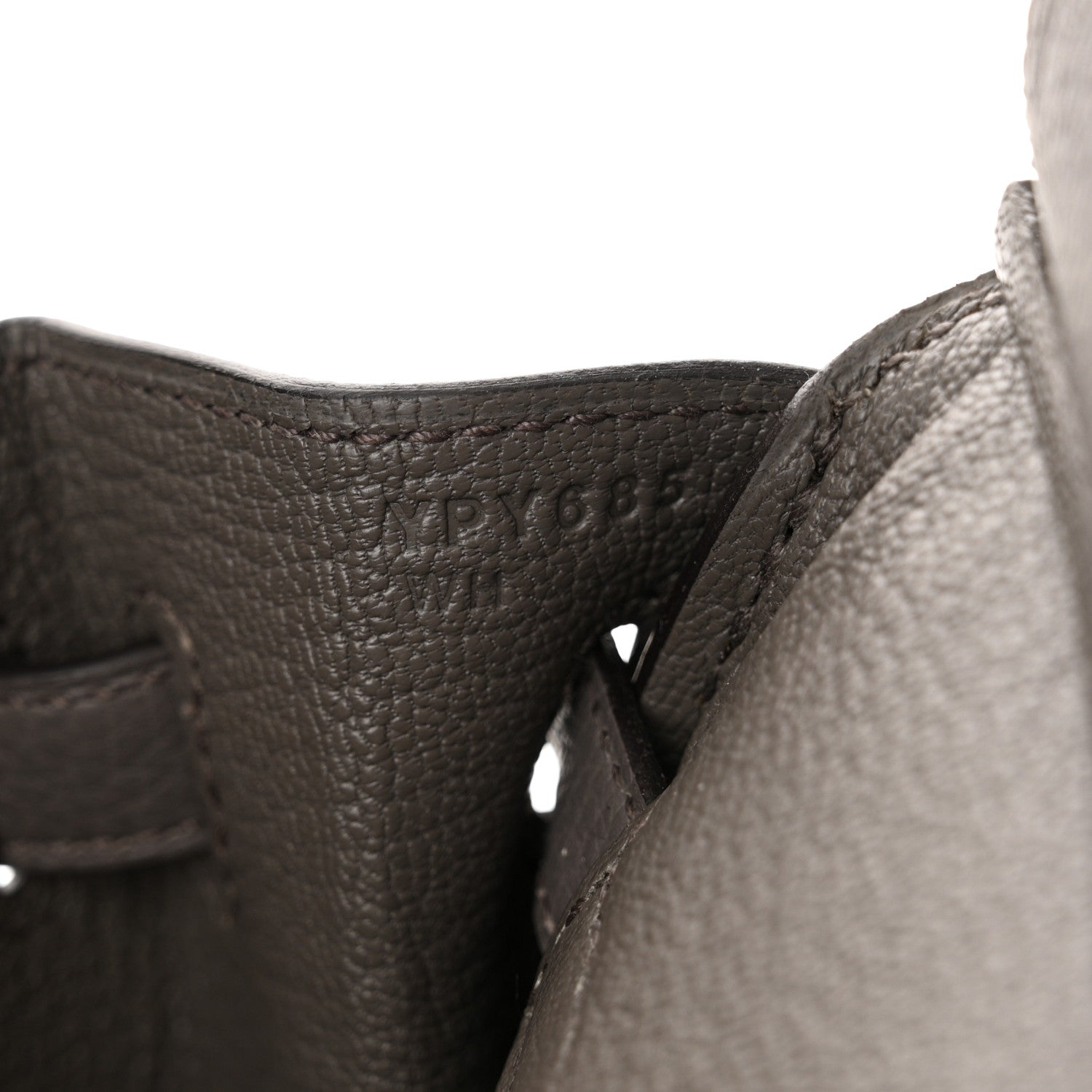 Hermes Togo Birkin 25 Etain 7 of 12