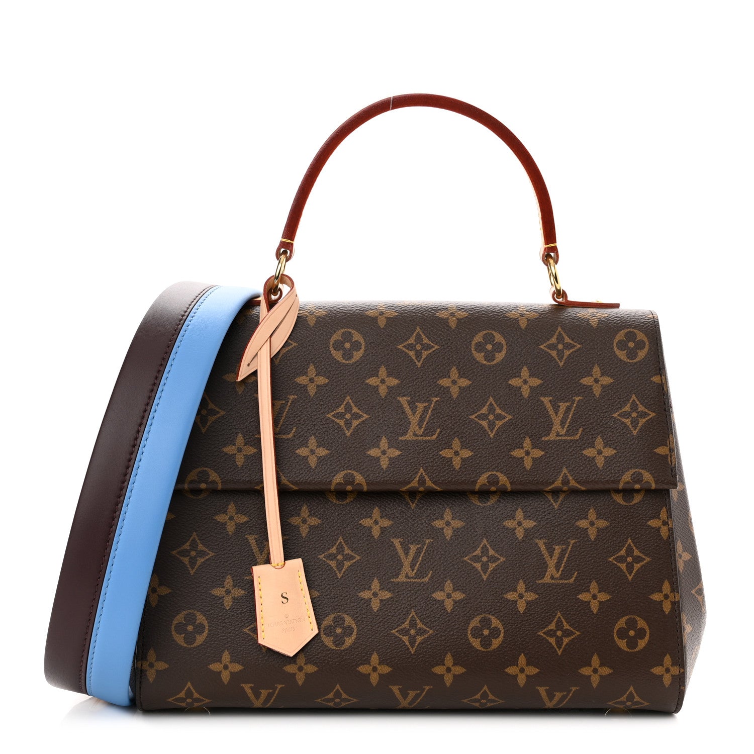 Louis Vuitton Monogram Cluny MM Blue Glacial 1 of 11