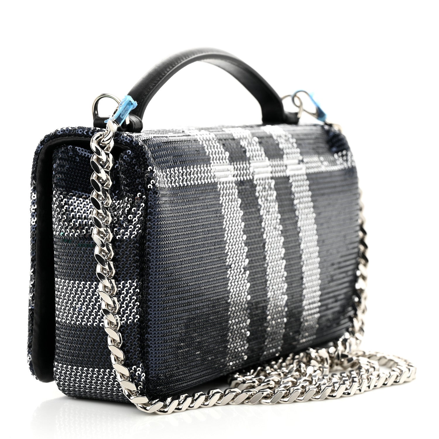Burberry Sequin Small Lola Bag Dark Charcoal 3 of 11