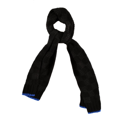 Louis Vuitton Cashmere Damier Helsinki Scarf Black 2 of 4