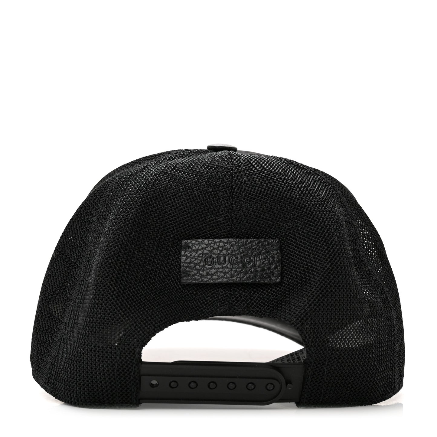 Nylon Monogram Baseball Hat L Black