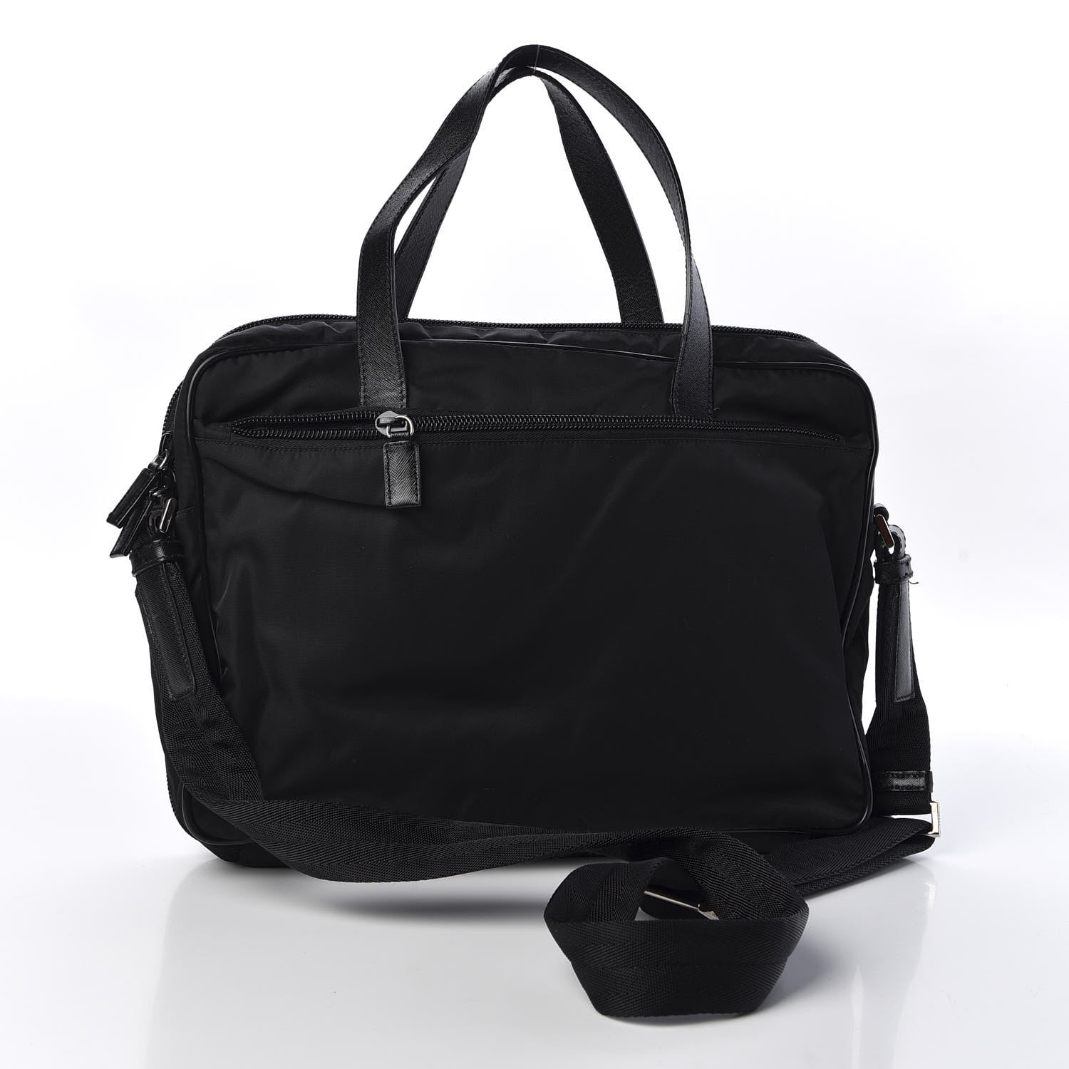 Prada Tessuto Nylon Travel Bag Black 2 of 10