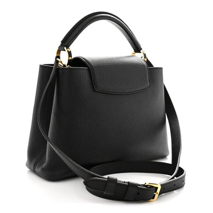 Louis Vuitton Taurillon Capucines BB Black 3 of 9