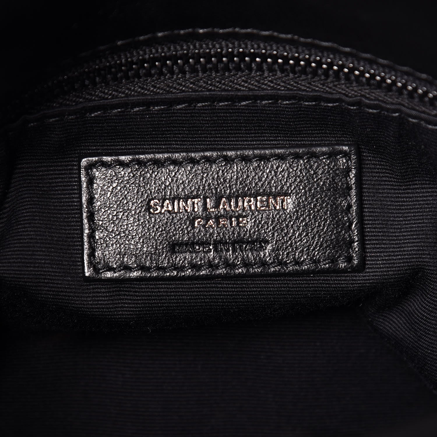 Saint Laurent Lambskin Quilted Small Loulou Puffer Monogram Chain Satchel Black 6 of 10