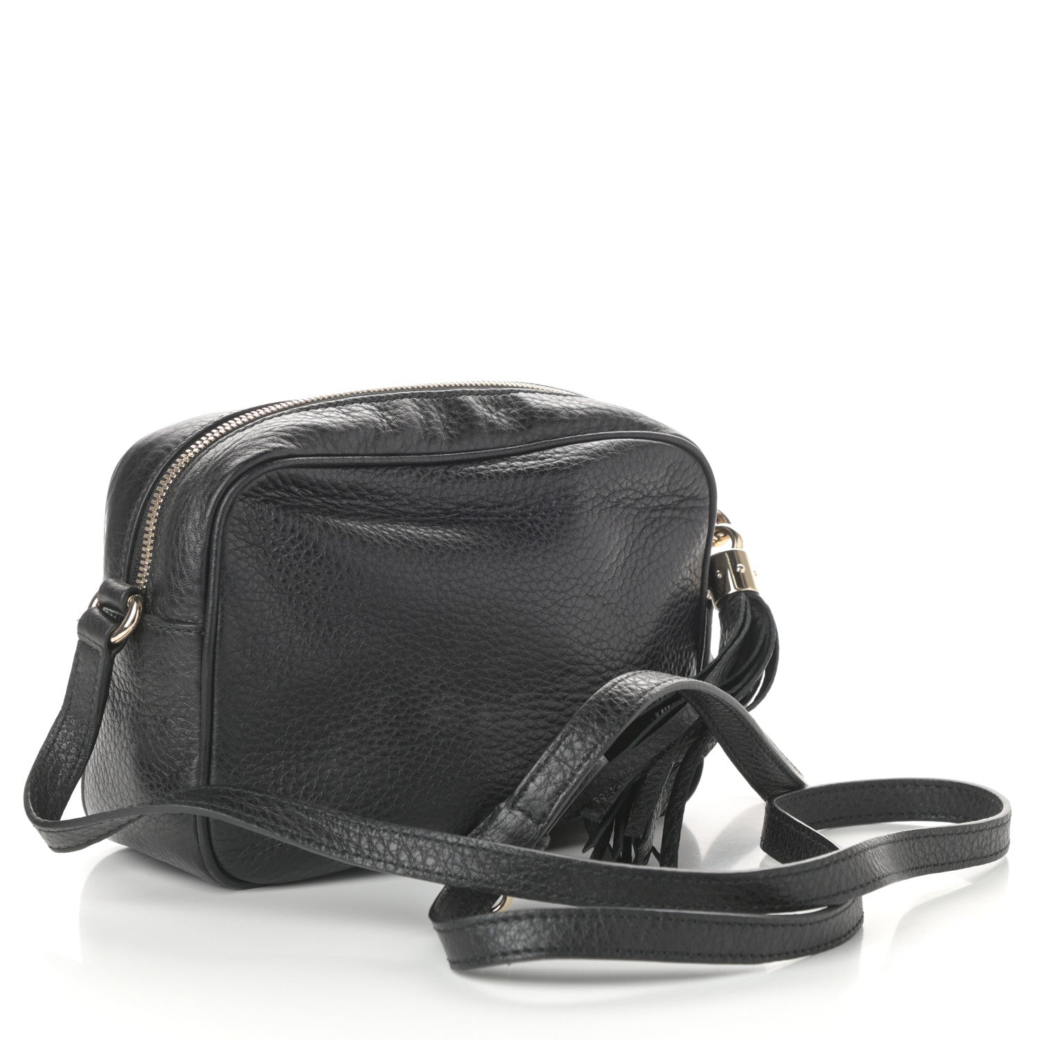 Gucci Pebbled Calfskin Small Soho Disco Bag Black 3 of 8