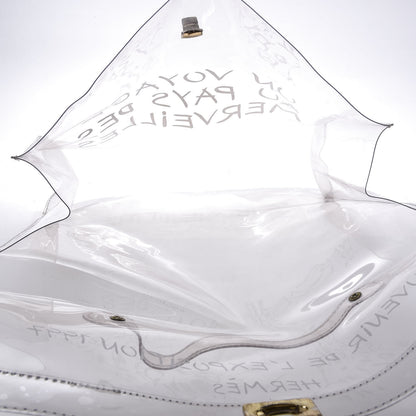 Hermes Vinyl Souvenir De L'Exposition Kelly Transparent 4 of 7