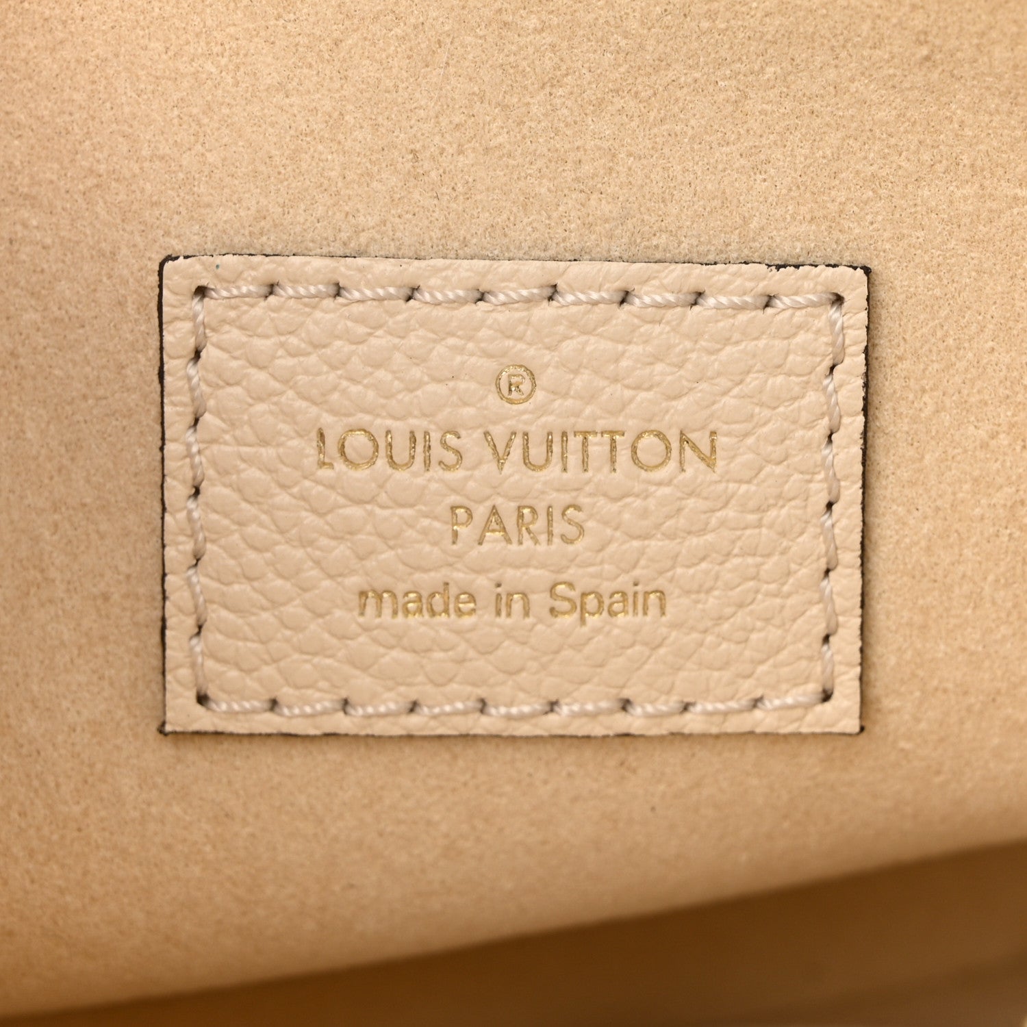 Louis Vuitton Empreinte Monogram Giant Multi Pochette Accessories Small Pochette Cream 6 of 9