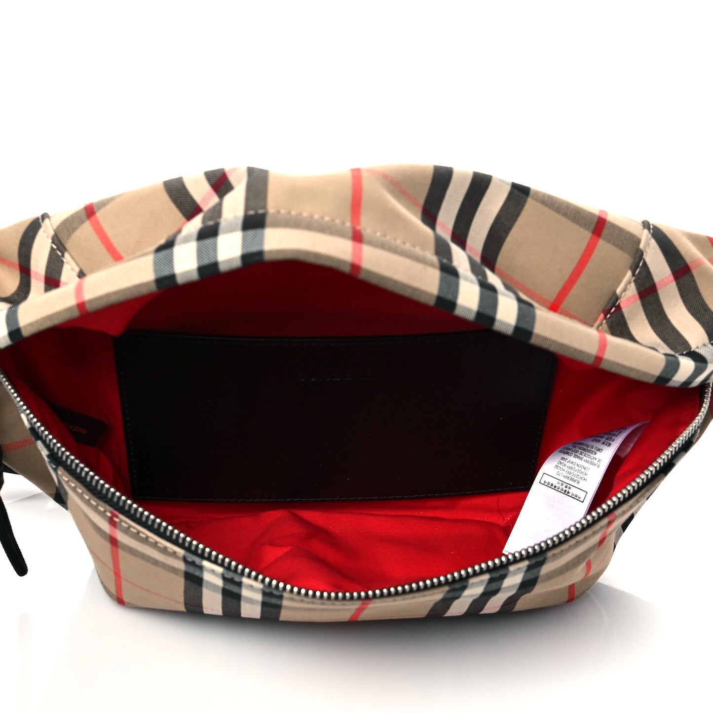 Nylon Vintage Check Medium Sonny Bum Bag Archive Beige Black