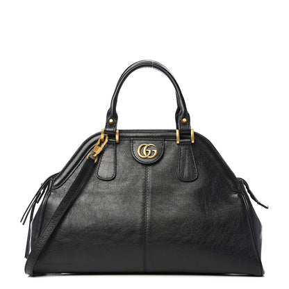 Gucci Calfskin Medium Re(Belle) Top Handle Bag Black 1 of 9
