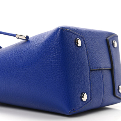 Salvatore Ferragamo Grained Calfskin Mini Gancino Bucket Bag Bluette 8 of 9
