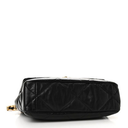 Chanel Goatskin Quilted Large Chanel 19 Flap Black 4 of 11