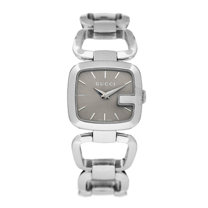 Gucci Stainless Steel 24mm G-Gucci Square Quartz Watch Brown 1 of 4