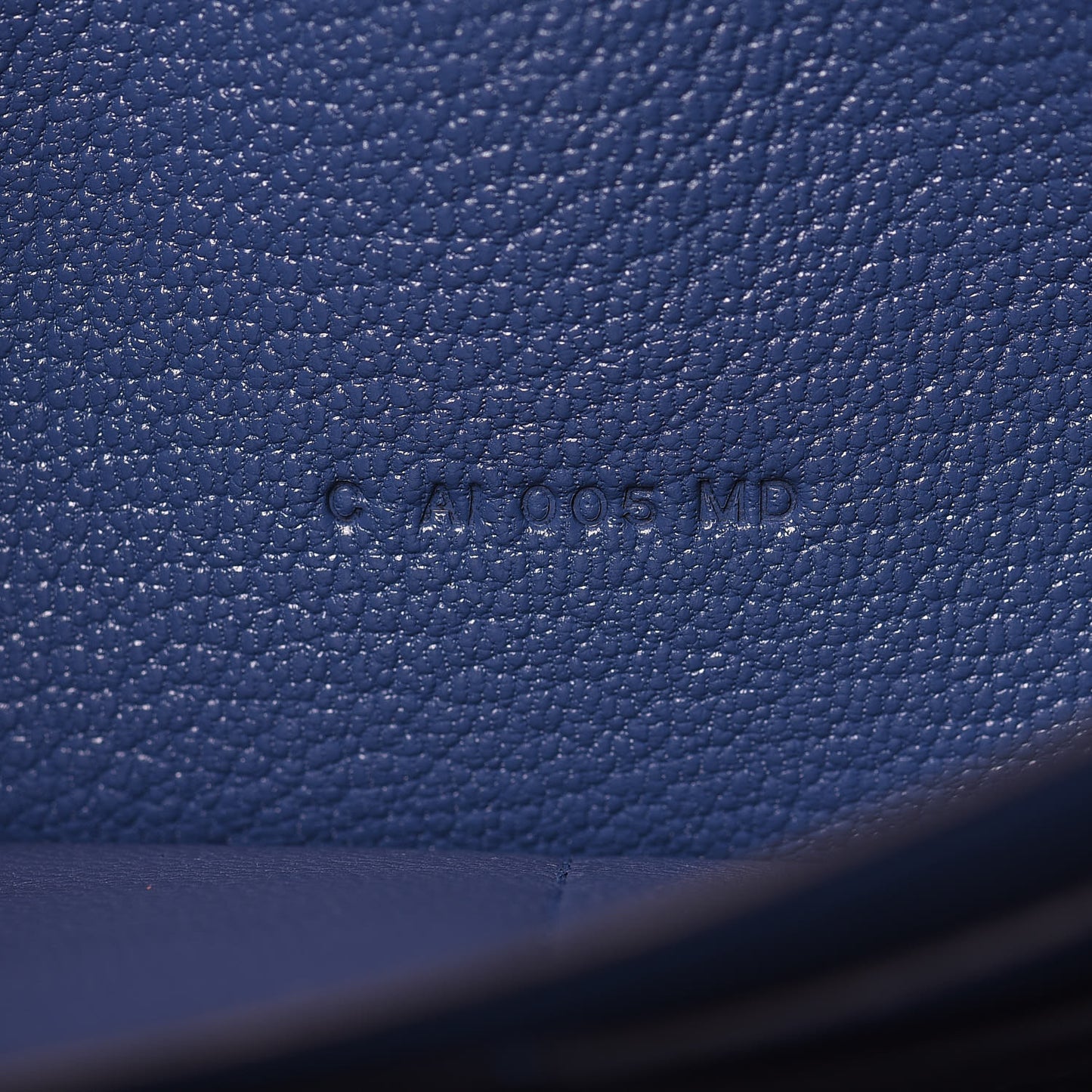 Chevre Mysore Kelly Longue Wallet Bleu Brighton