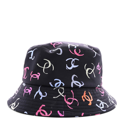 Chanel Nylon CC Bucket Hat S Black Multicolor 4 of 8
