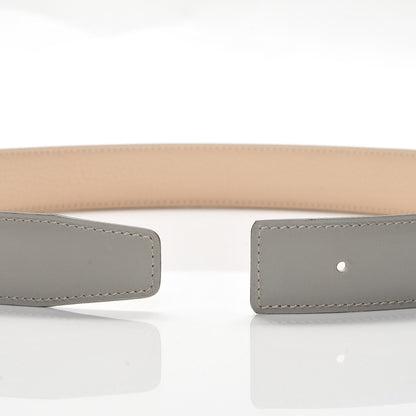 Hermes Box Togo 32mm Belt Strap 70 Gris Pale Parchemin 3 of 5