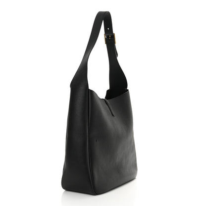 Saint Laurent Supple Calfskin Large Le 5 A 7 Soft Hobo Black 2 of 12
