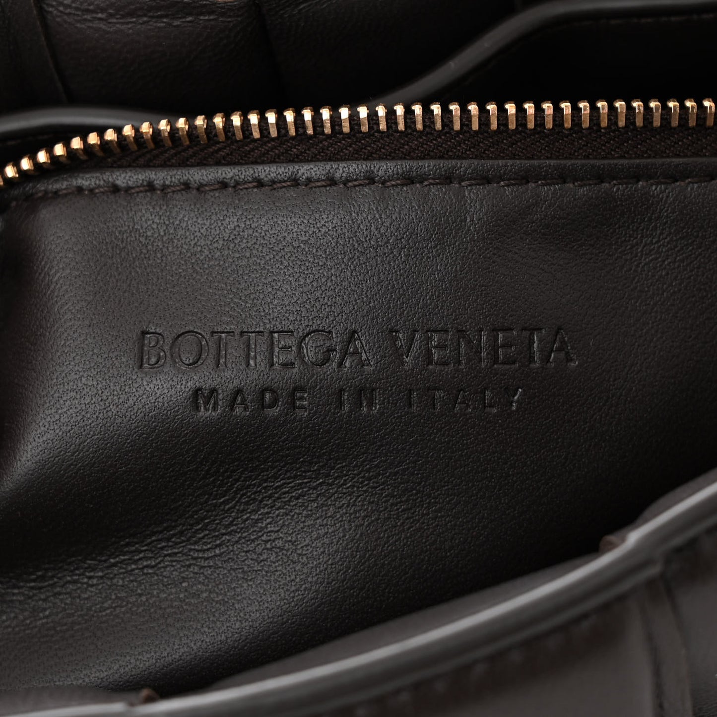 Nappa Maxi Intreccio Padded Cassette Crossbody Bag Fondente