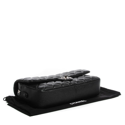 Chanel Caviar Quilted Jumbo Easy Flap Black 4 of 9