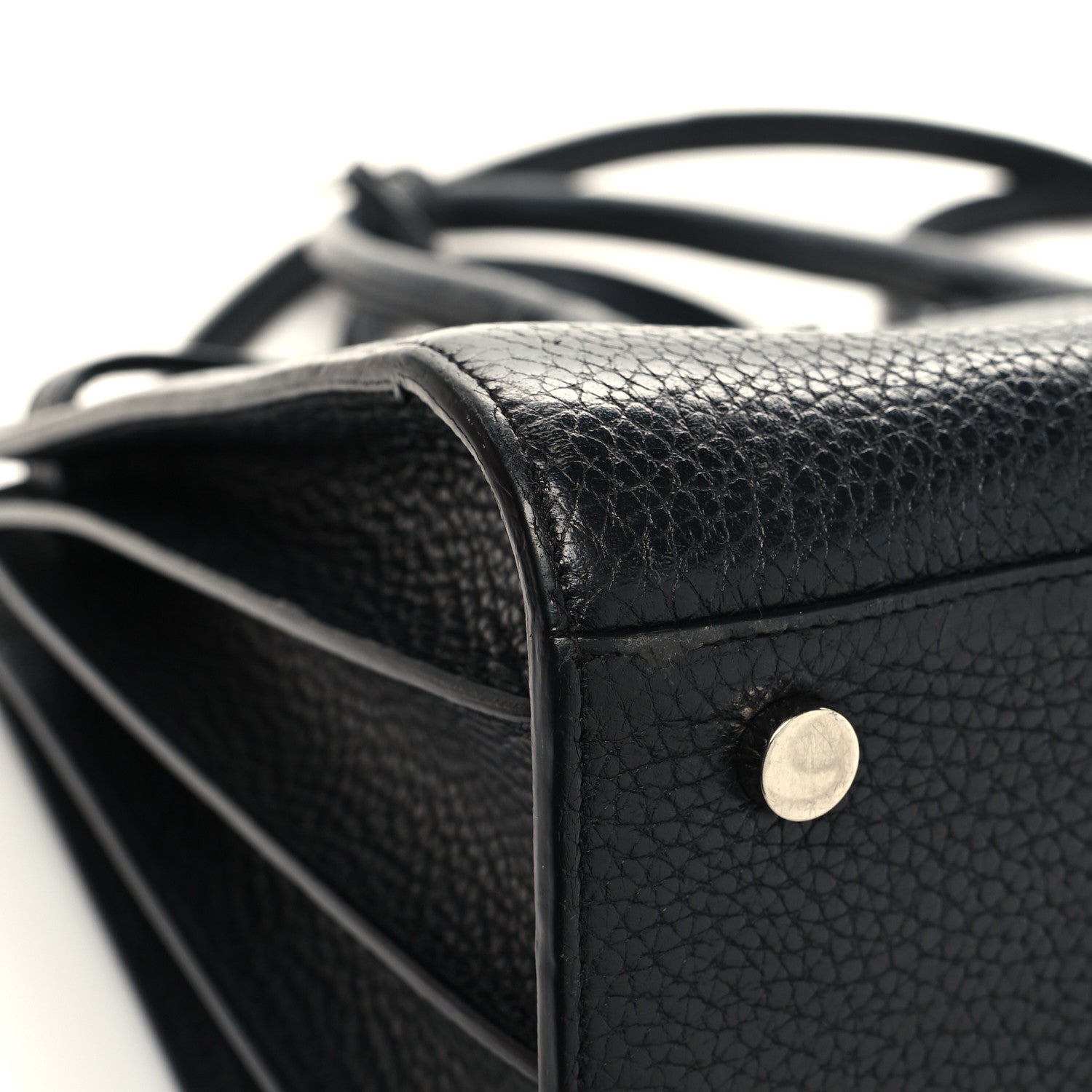 Saint Laurent Grained Calfskin Small Sac De Jour Black 10 of 15