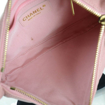 Chanel Caviar Quilted Pochette Pink 8 of 10