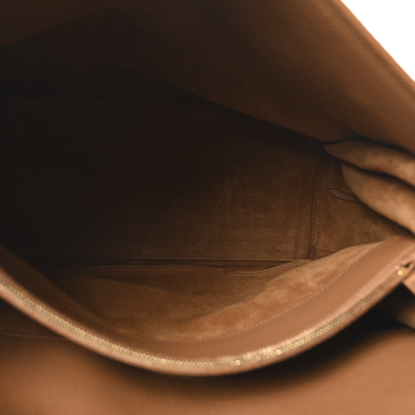 Grained Calfskin Large Souple Sac De Jour Cinnamon
