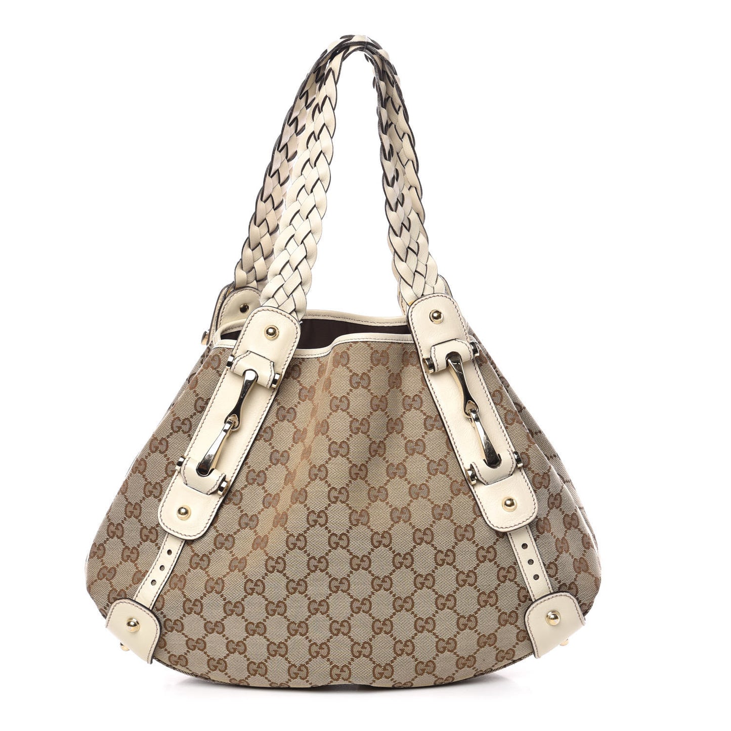 Monogram Small Pelham Shoulder Bag Off White