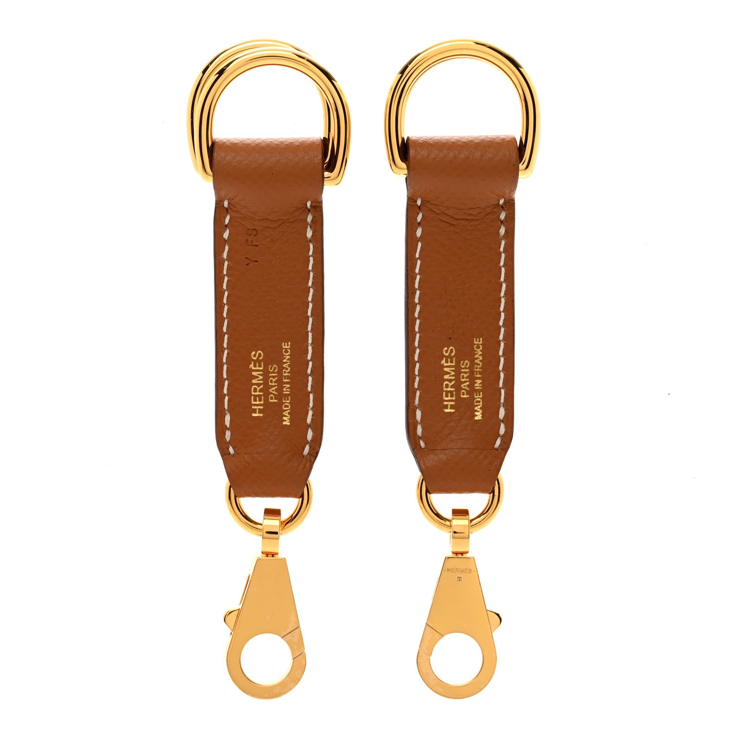 Hermes Epsom Attache Soie Strap Extender Gold 1 of 4